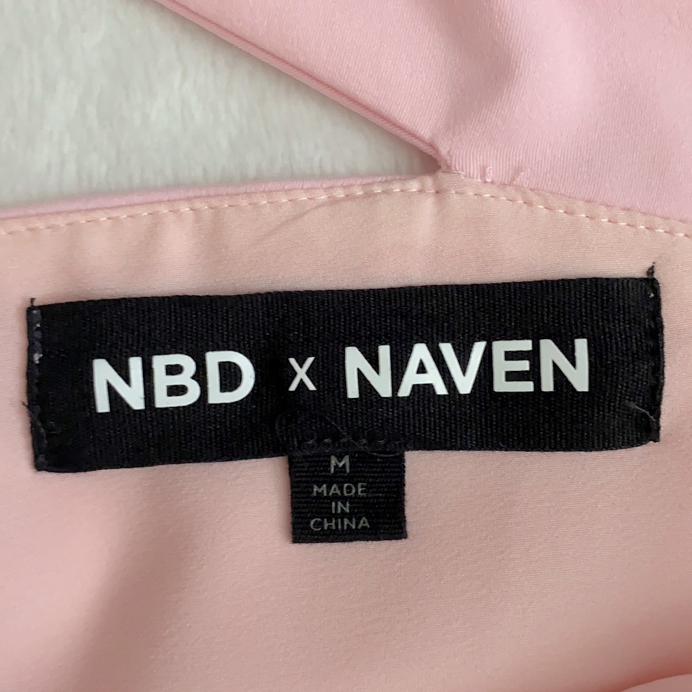 {Revolve} NBD x NAVEN | Mona Asymmetrical One Shoulder Mini Dress Lotus Pink (M) - Picture 10 of 16